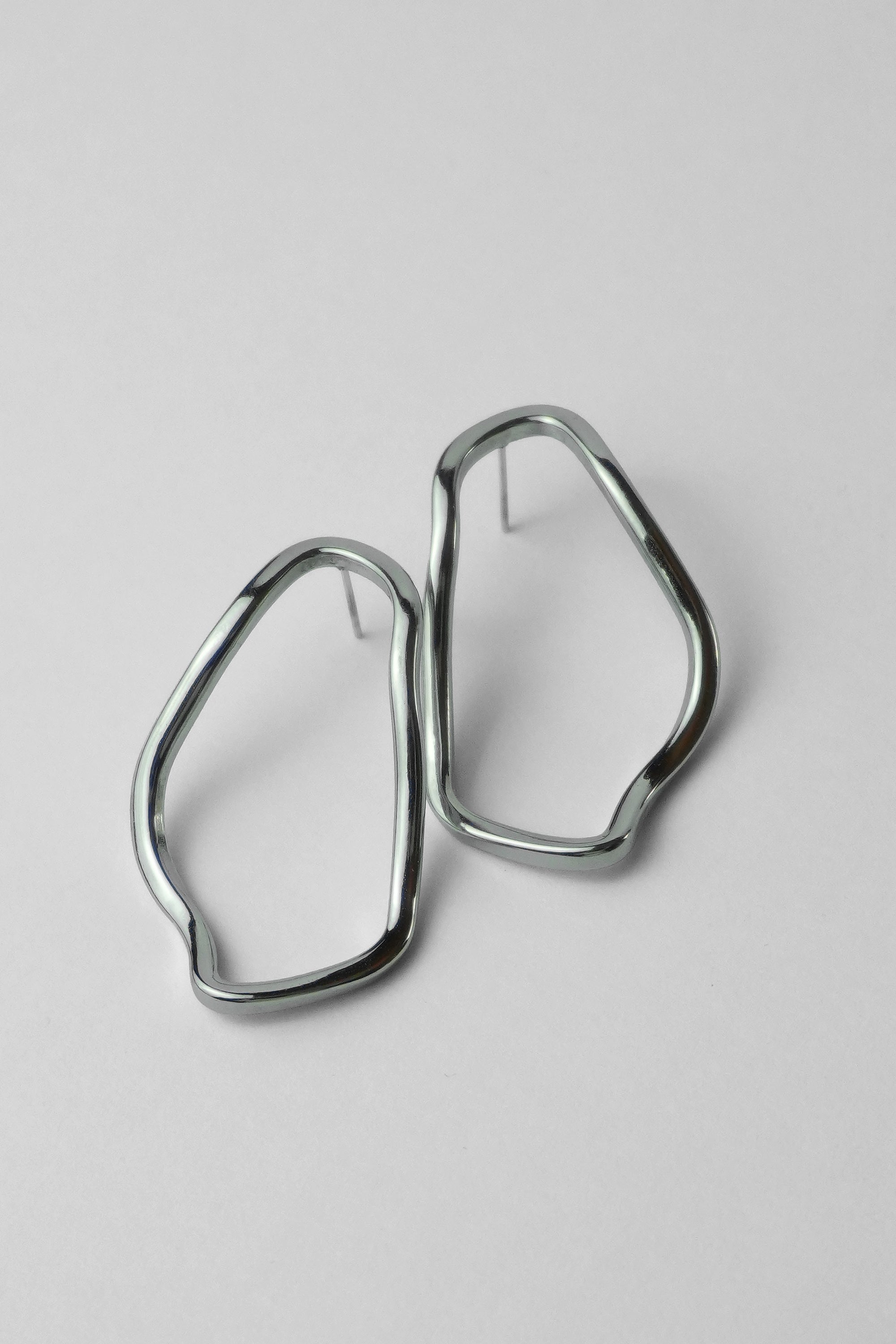 Boucles d'oreilles Romy argentée