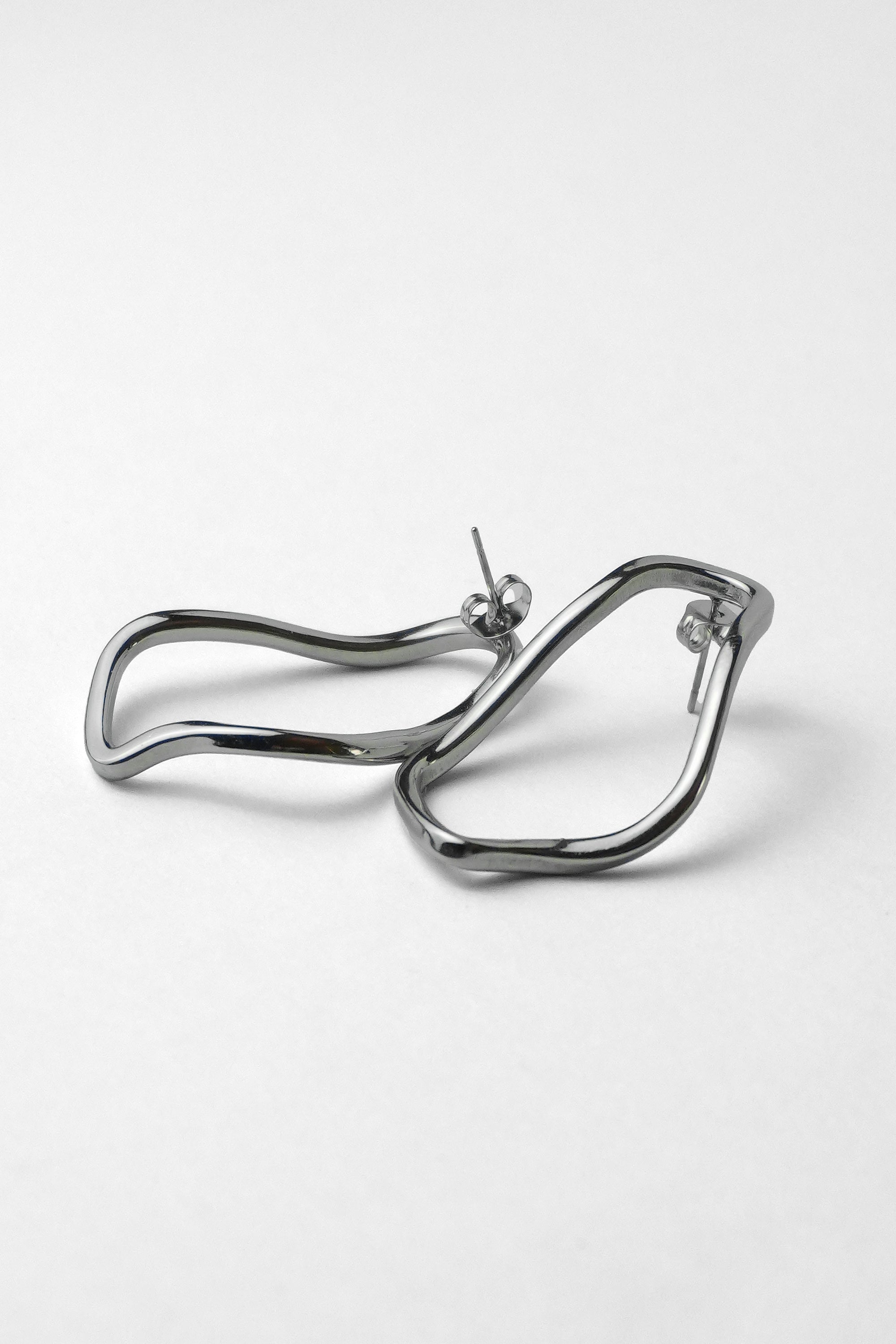 Boucles d'oreilles Romy argentée