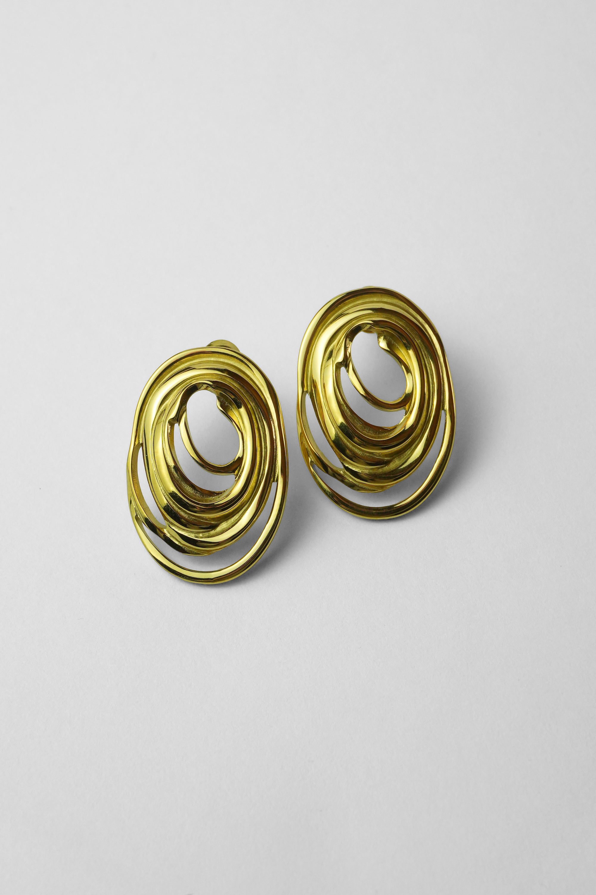 Boucles d'oreilles Alba dorées