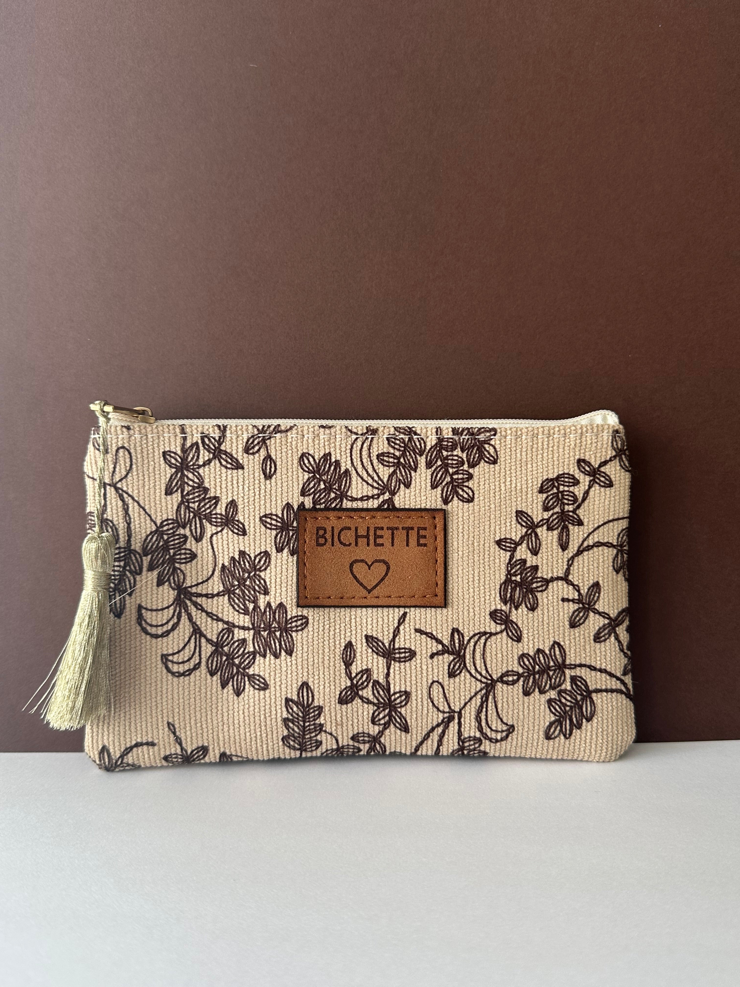 Pochette bichette beige